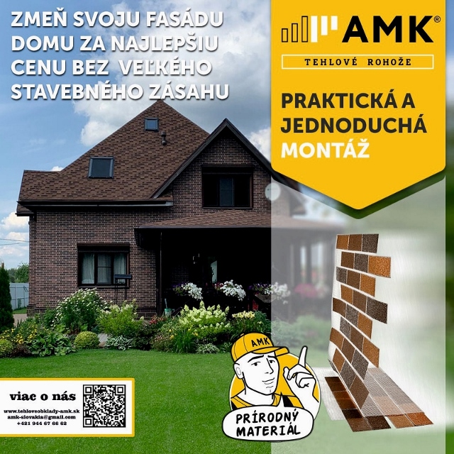 Amk Gradnja Tehlové rohože AMK - elastické obklady AMK